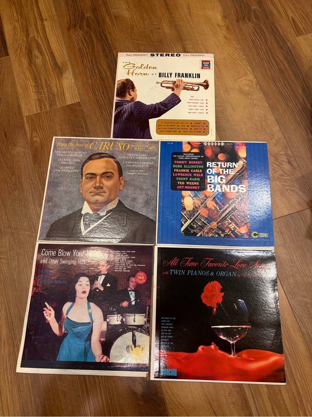 Lot of 5 Vintage Vinyl Records – Big Band, Instrumental & Classical